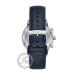EMPORIO ARMANI Giovanni Chronograph Blue Leather Strap AR11226